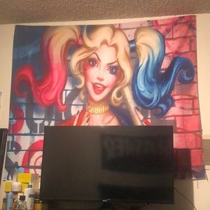 Harley Quinn Tapestry